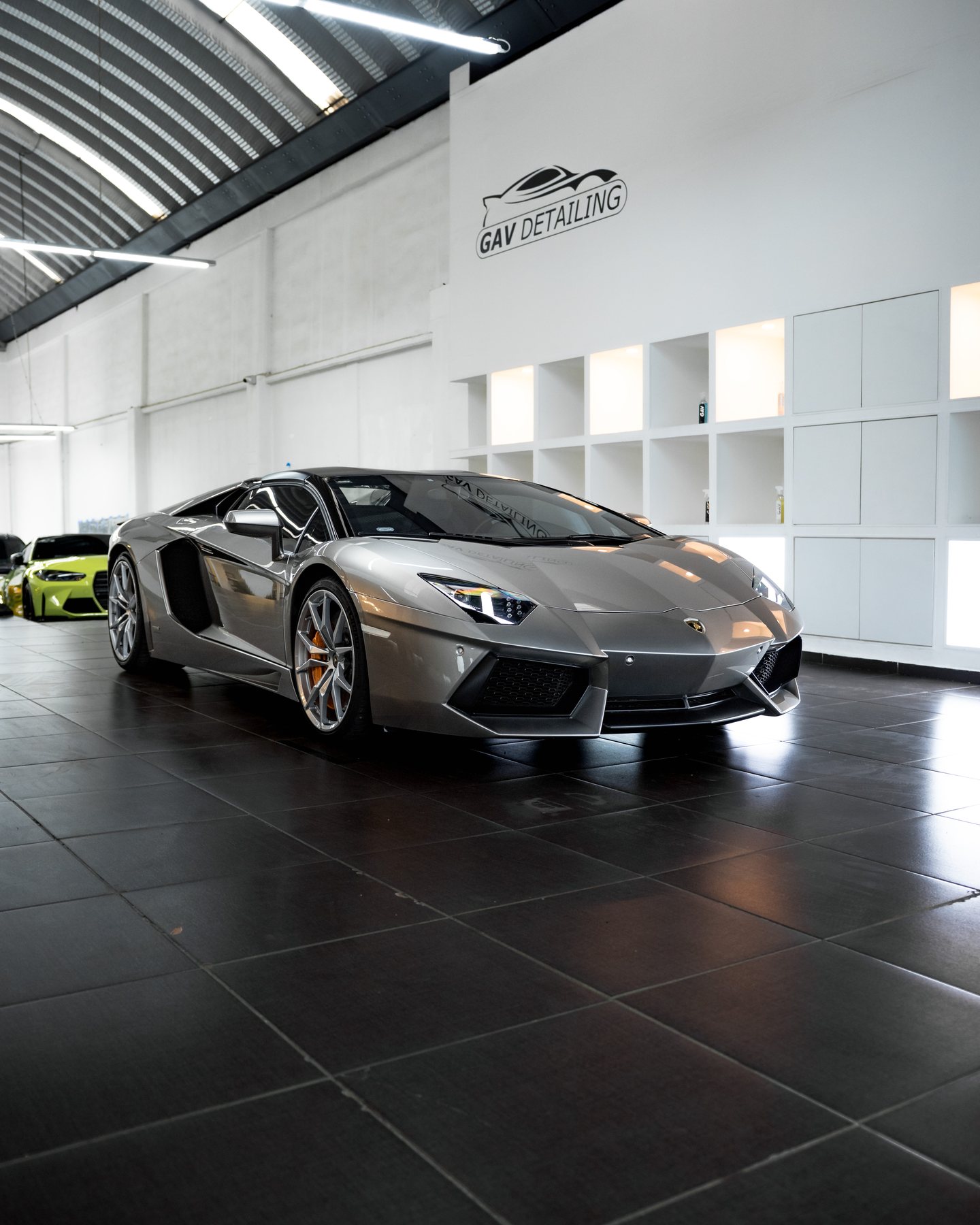 Lamborghini Aventador protegido con Paint Protection Film por GAV Detailing